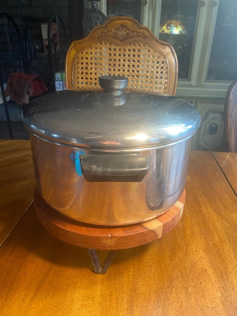 Revere Ware 6 Qt Never Warp Stock Pot Stainless Steel